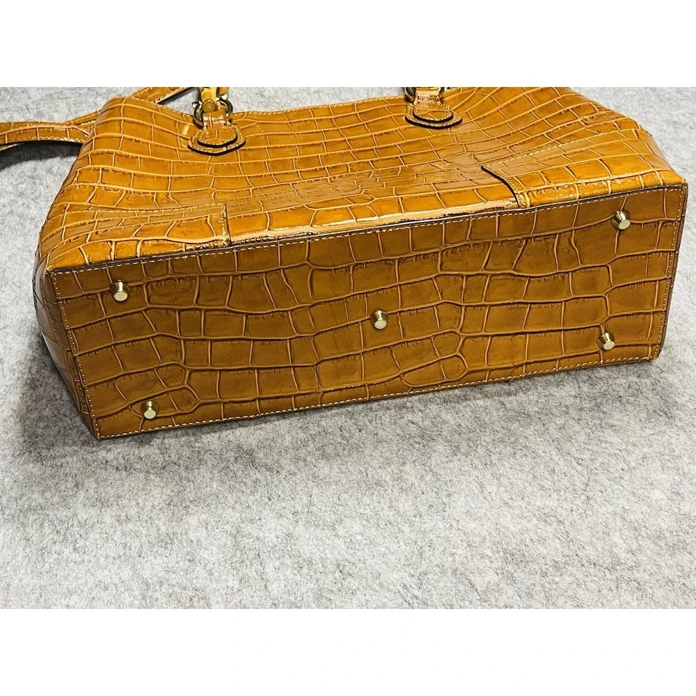 PRATESI FIRENZE| Bamboo Leather Handbag (!well kept)